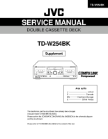 JVC TDW-254-BK-Service-Manual